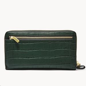 Fossil | Liza Zip Around Clutch (Croc)